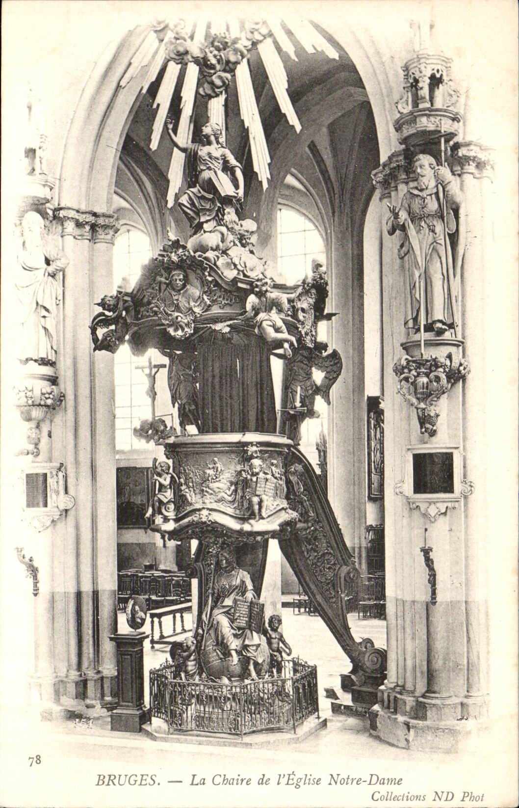 Belgique - Belgien - Belgium - Brugge - Bruges - La Chaire de L'Eglise Notre Dame - CPA 
