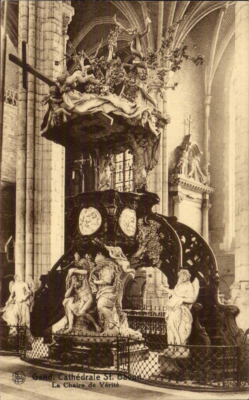 Belgique - Belgien - Belgium - Gand - Ghent - Cathedrale La Chaire de Verite - CPA 