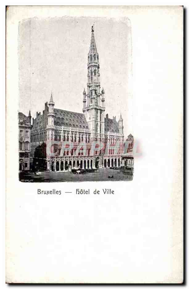 Belgique - Belgien - Belgium - Bruxelles - Brussels Hotel de Ville - CPA 