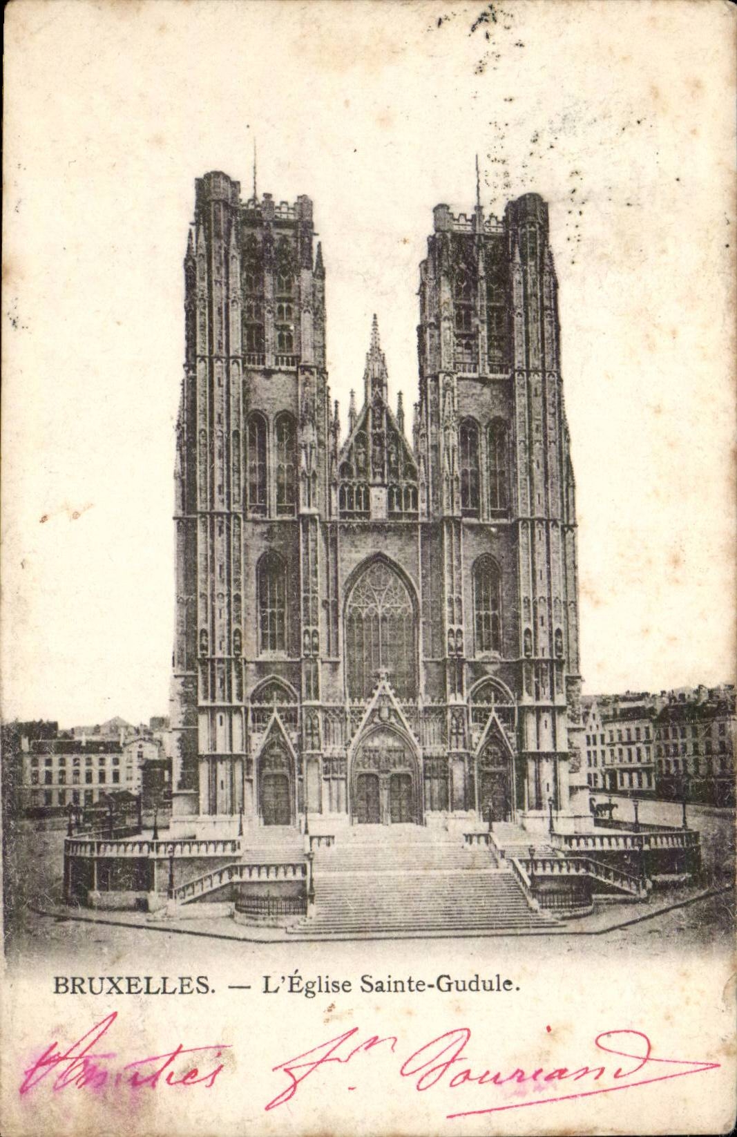 Belgique - Belgien - Belgium - L'Eglise Saint Gudule - CPA 