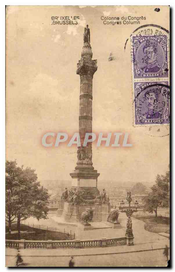 Belgique - Belgien - Belgium - Bruxeles - Brussels - Colonne du Congres - CPA 