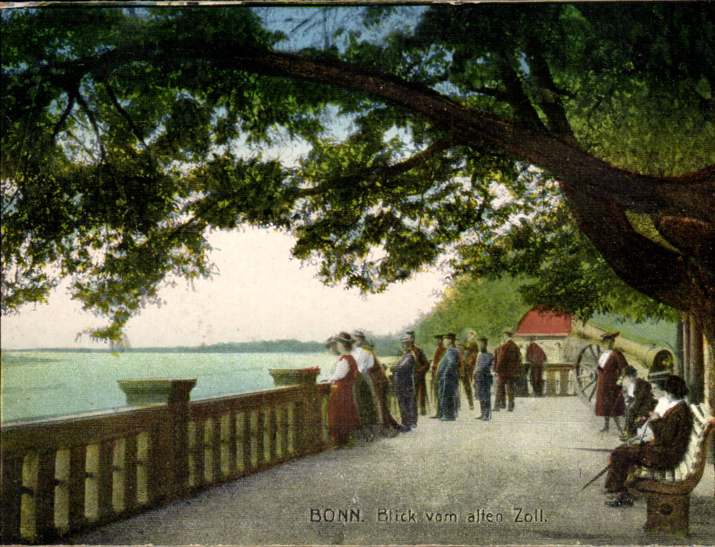 Bonn CPA Blick vom alnte Zoll