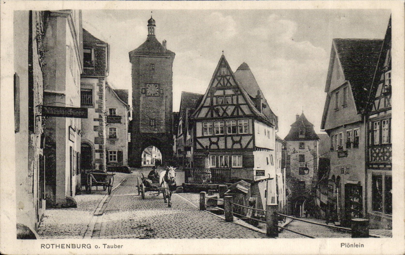CPA Rothenburg o Tauber Plonlein