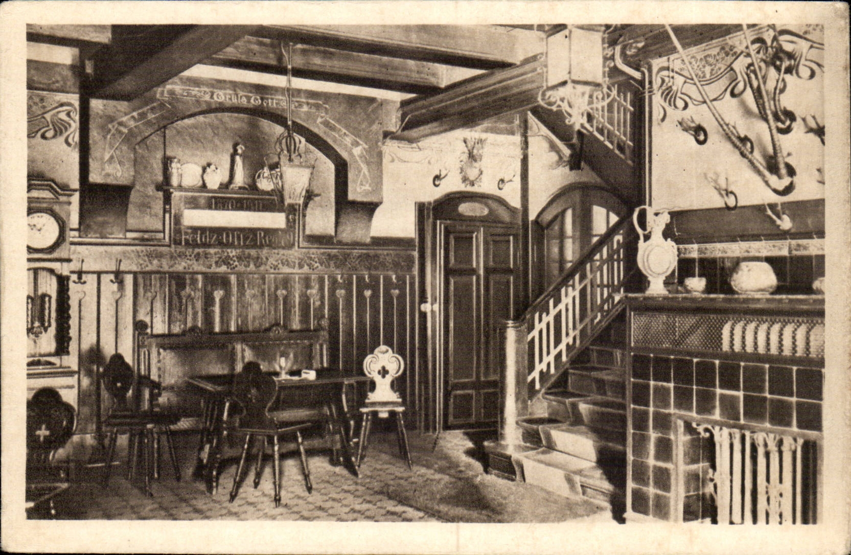 CPA Hildesheim Hotel Wiener Hof Diele