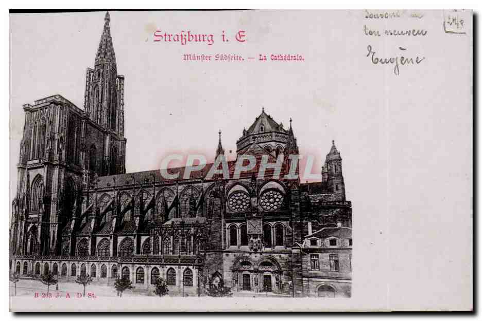 Strassburg CPA La cathedrale