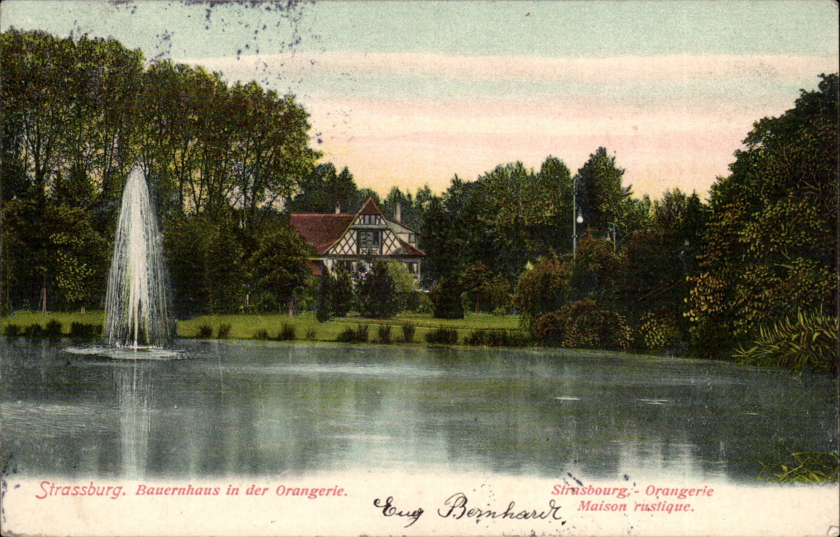 Strassburg CPA Orangerie Maison rustique