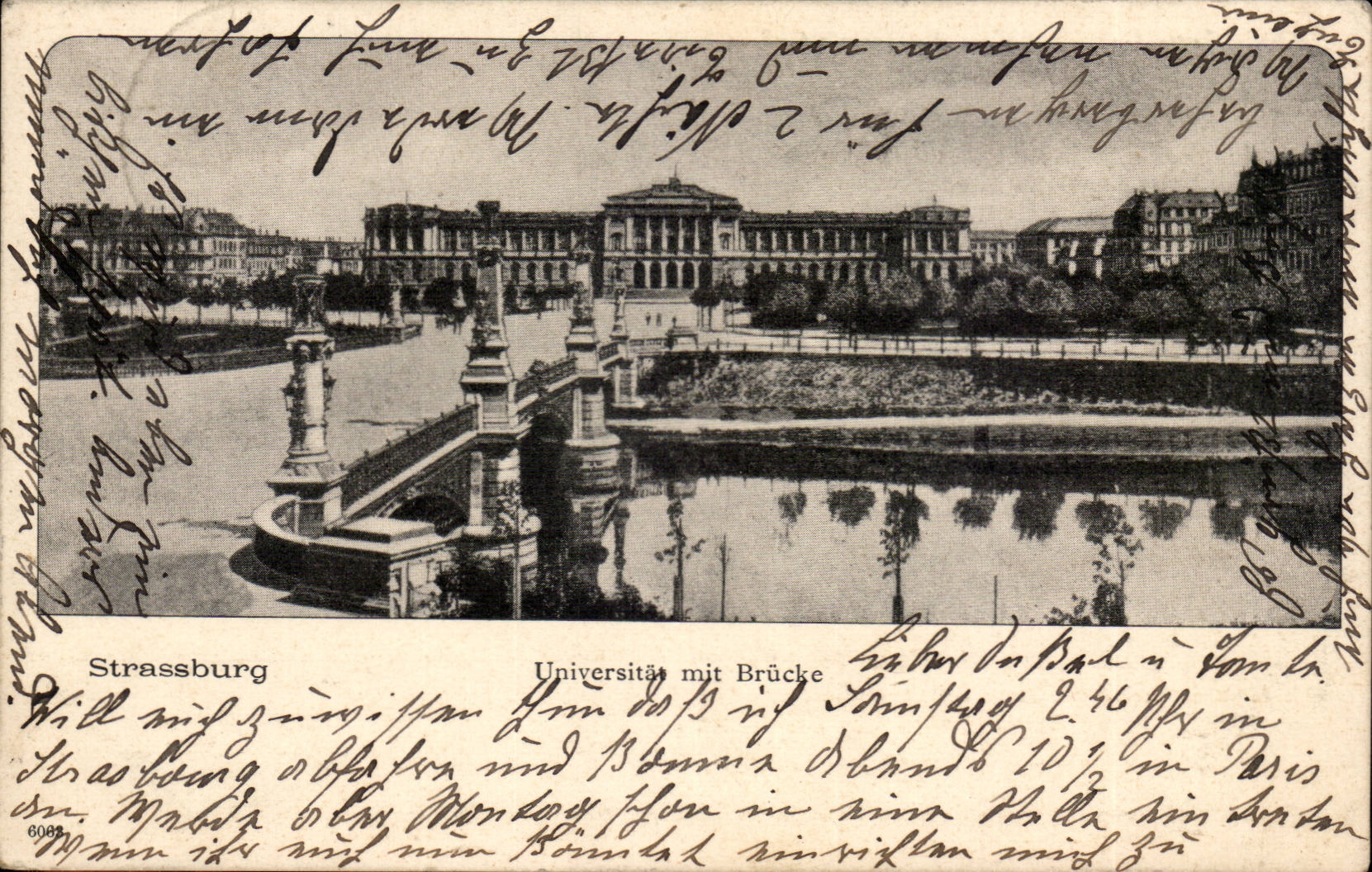 Strassburg CPA Universitat mit Brucke