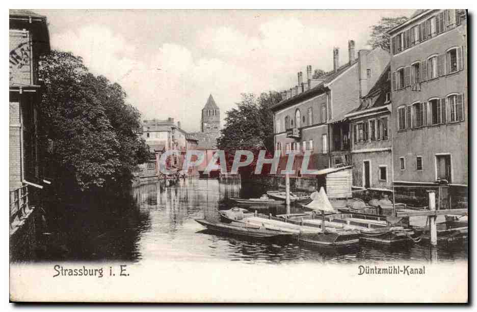 Strassburg CPA Duntzmuhl Kanal