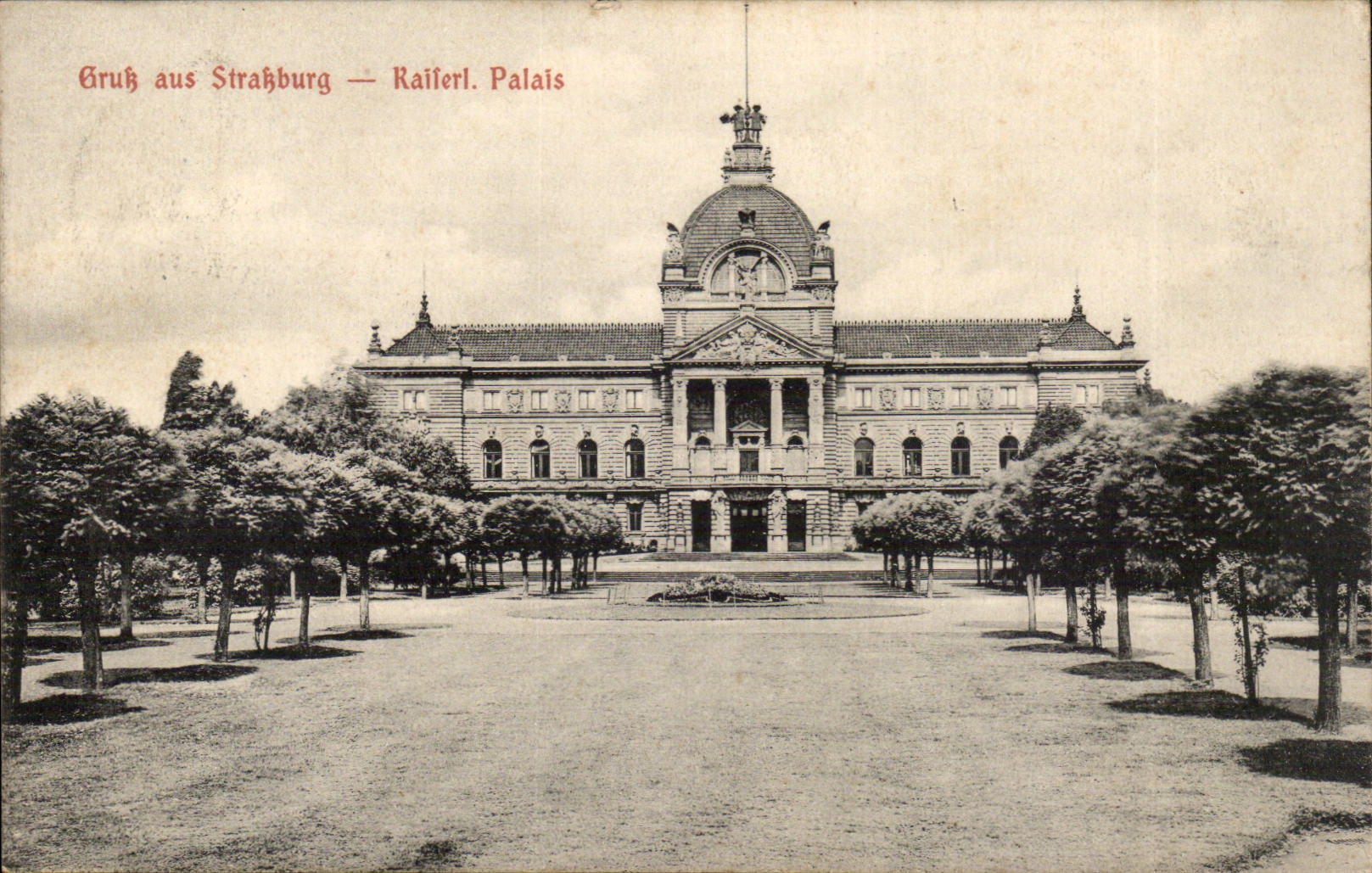 Gruss aus Strassburg CPA Palais Raiferl