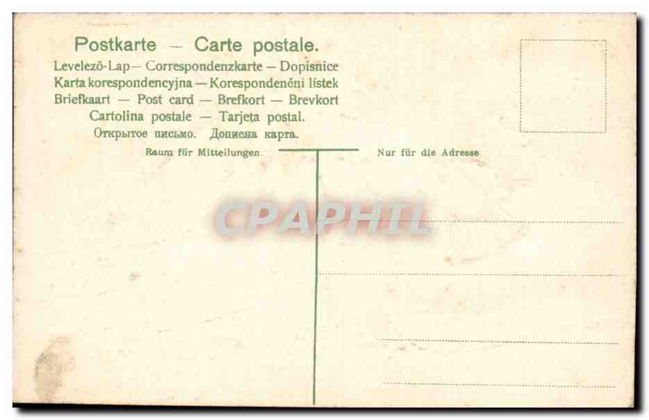 Traje alsaciano — Tracht elvetica — A. 122 — Reverso