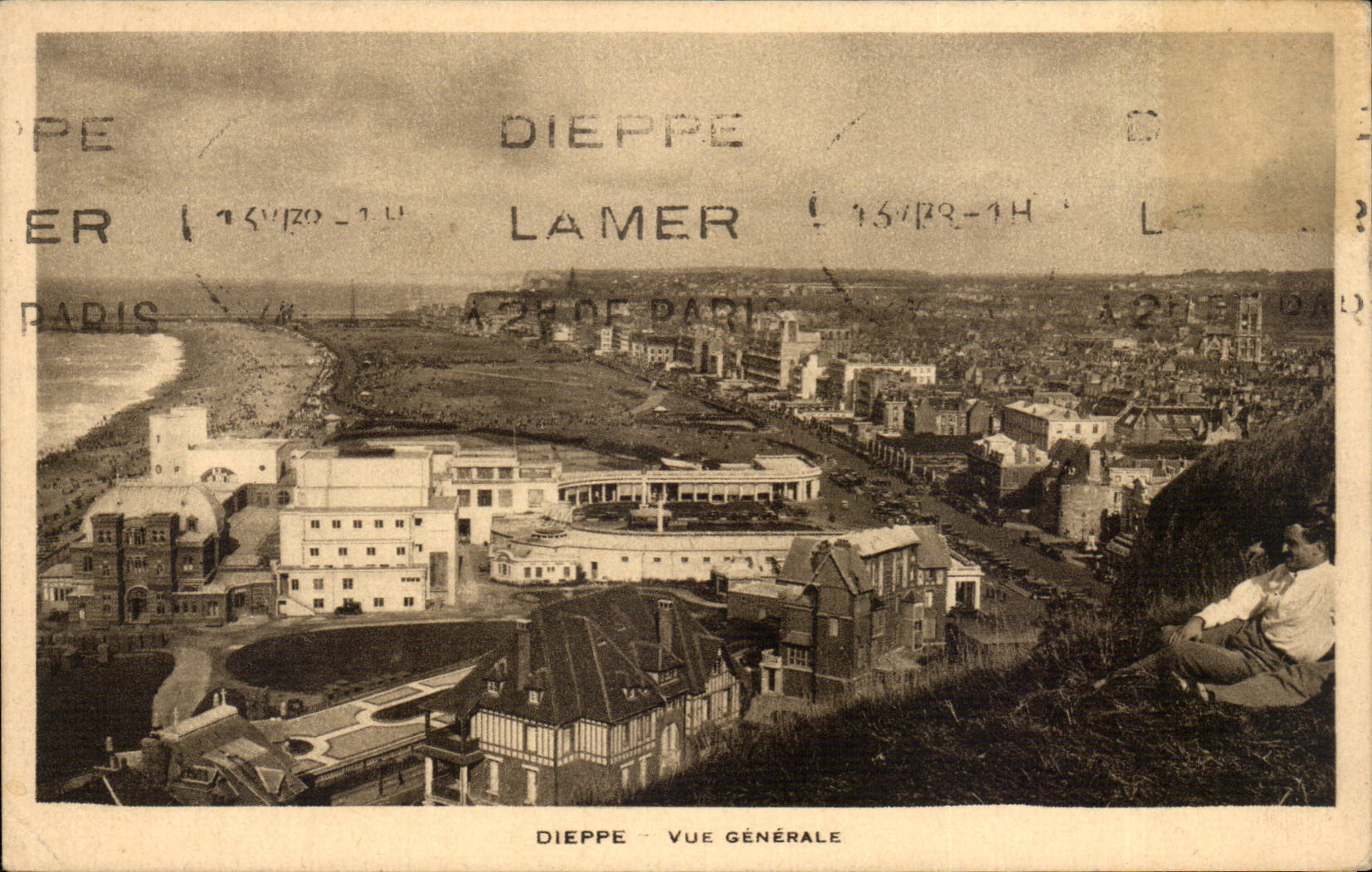 Dieppe CPA Vue generale