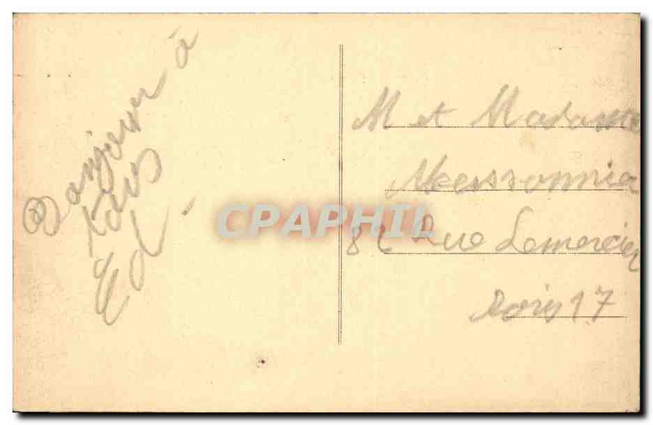 Dieppe CPA Vue generale — Verso