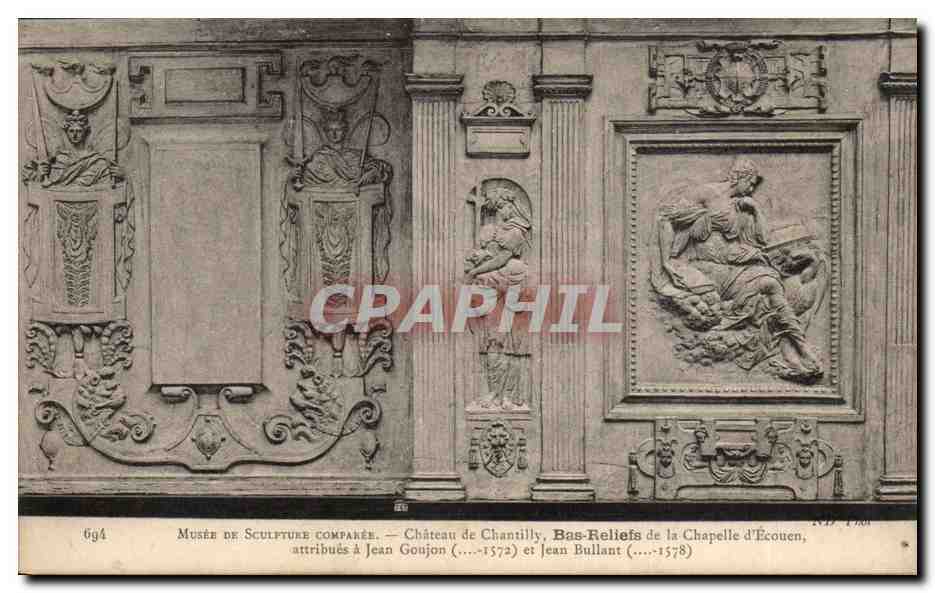 Château de Chantilly — Bas-Reliefs de la Chapelle d'Écouen — Musée de Sculpture Comparée