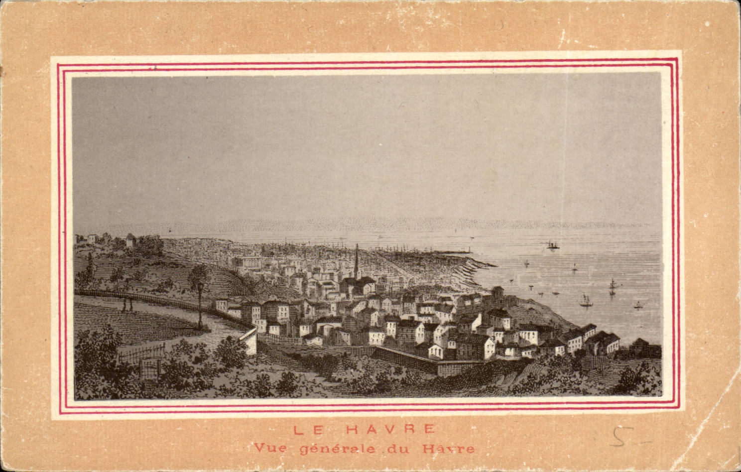 Le Havre CPA Vue generale du casino