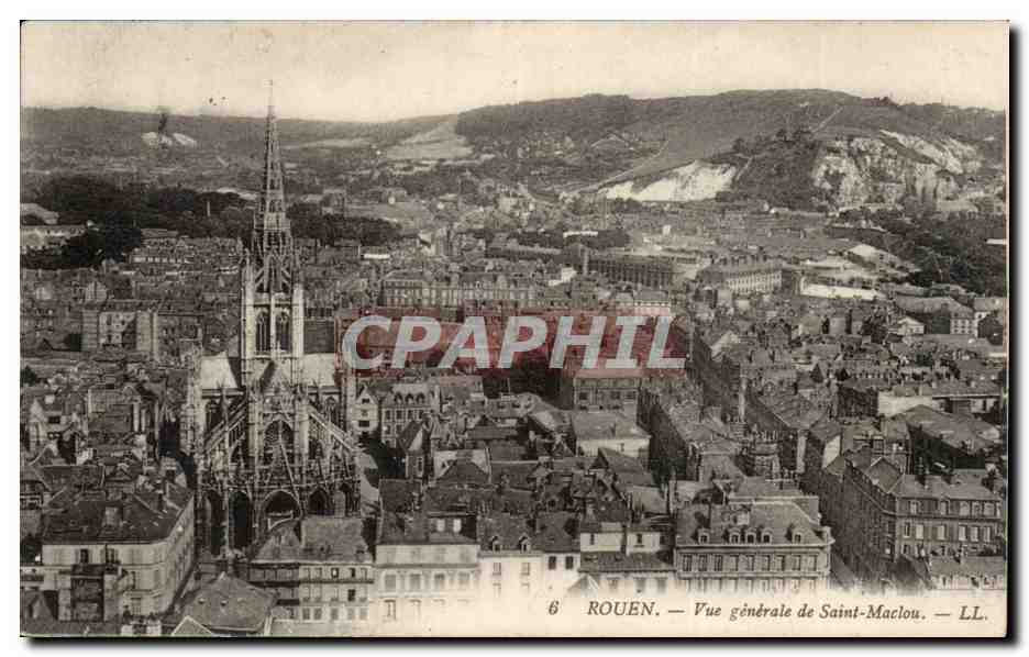 Rouen CPA Vue generale de Saint Maclou