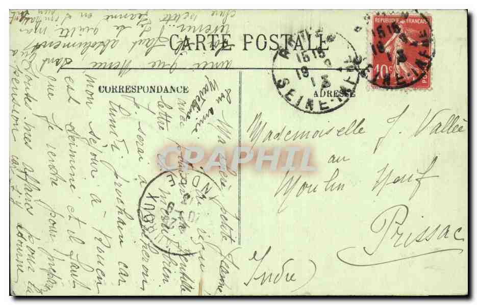 Rouen CPA Vue generale de Saint Maclou — Rückseite