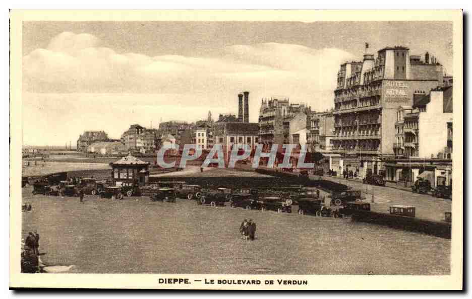 Dieppe CPA Le boulevard de Verdun