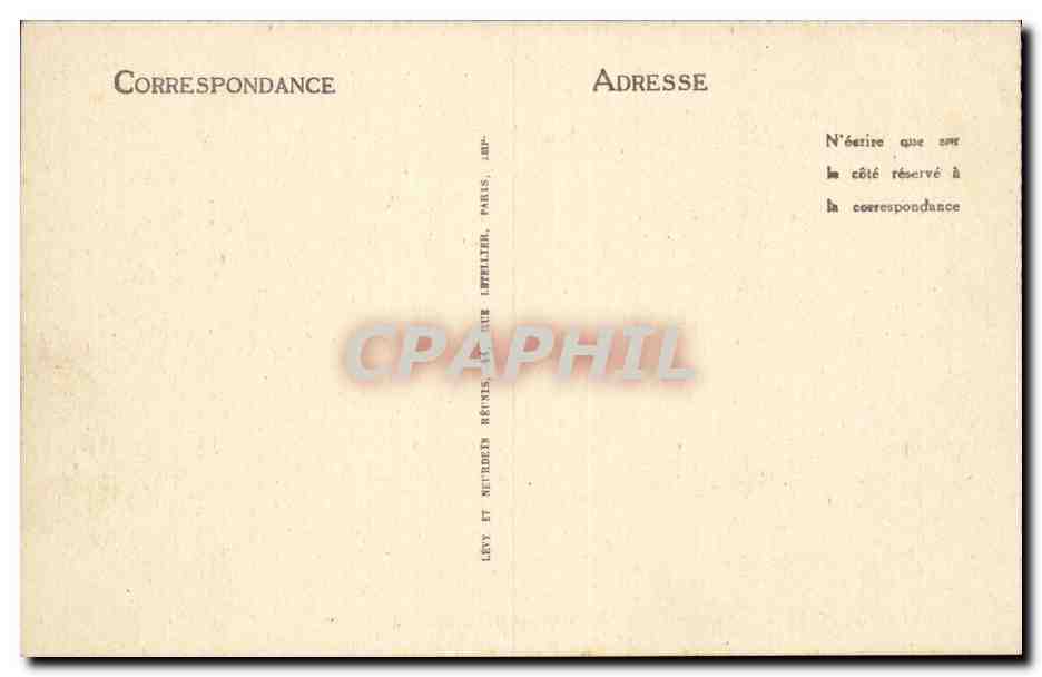 Dieppe CPA le port et le clocher Saint Jacques — Rückseite