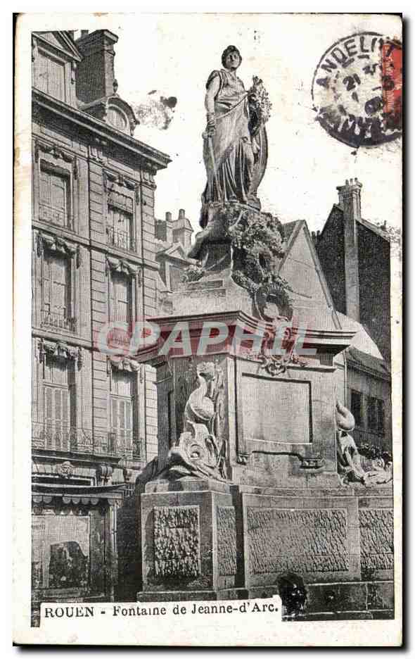 Rouen CPA Fontaine de Jeanne d'arc