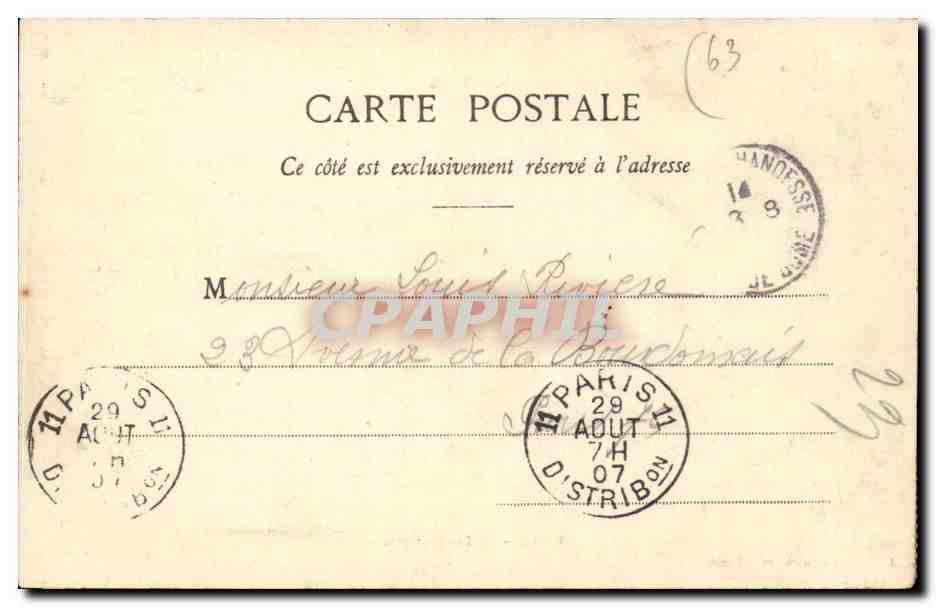 Besse CPA Vieilles boutiques — Verso