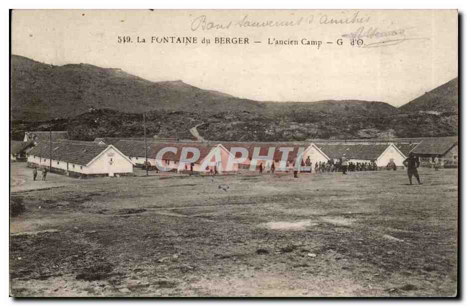 La FONTAINE du BERGER — L'ancien Camp — G d'O — Série 549