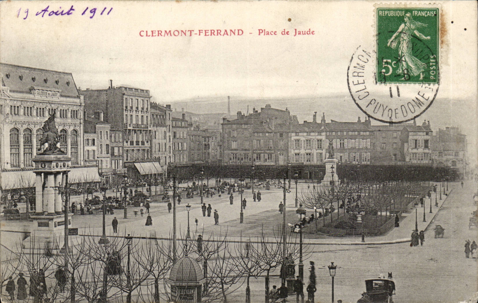 Clermont Ferrand CPA Place de Jaude