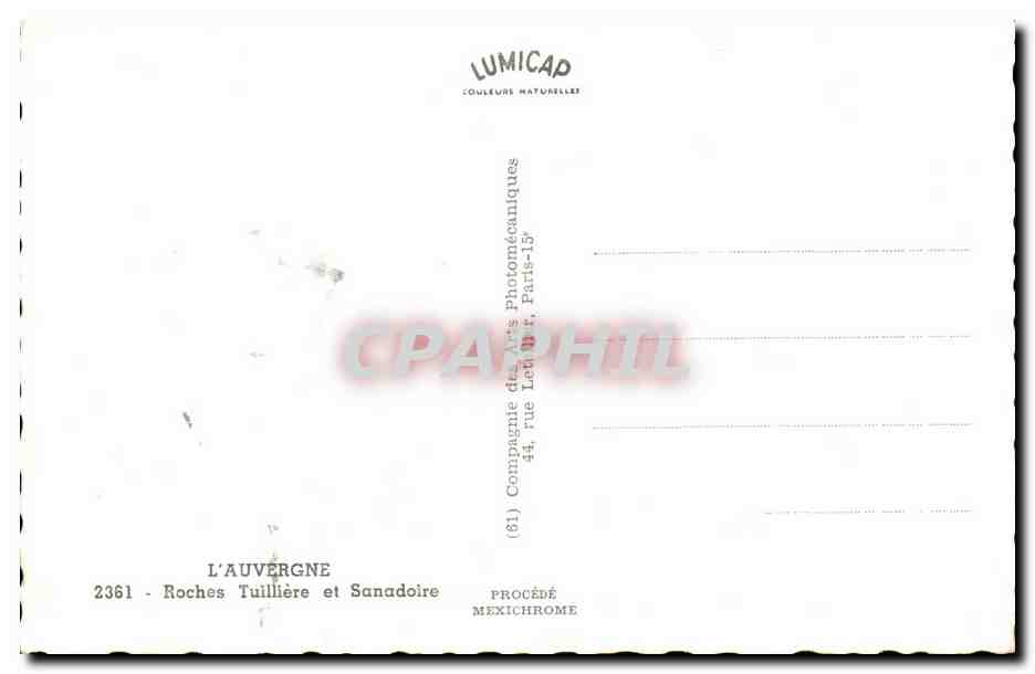 Roches Tuillières et Sanadoire — Auvergne — Lumicap — Reverso