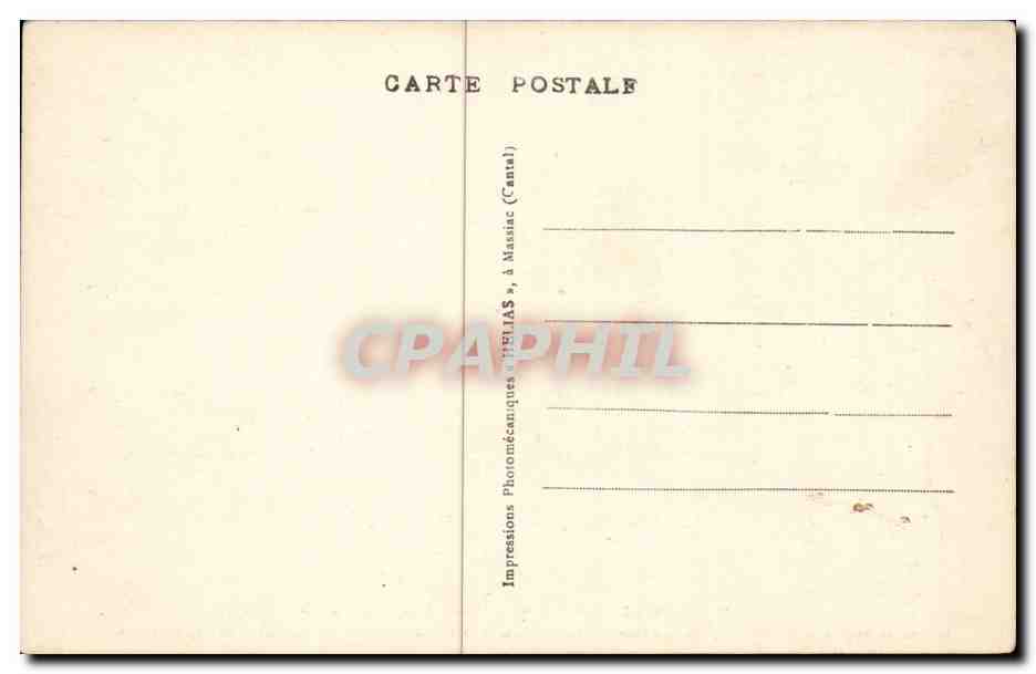 Cantal - Chaudes Aigues - Vue Generale meridionale - Station estivale recommandee 751 m d'alt CPA  — Rückseite
