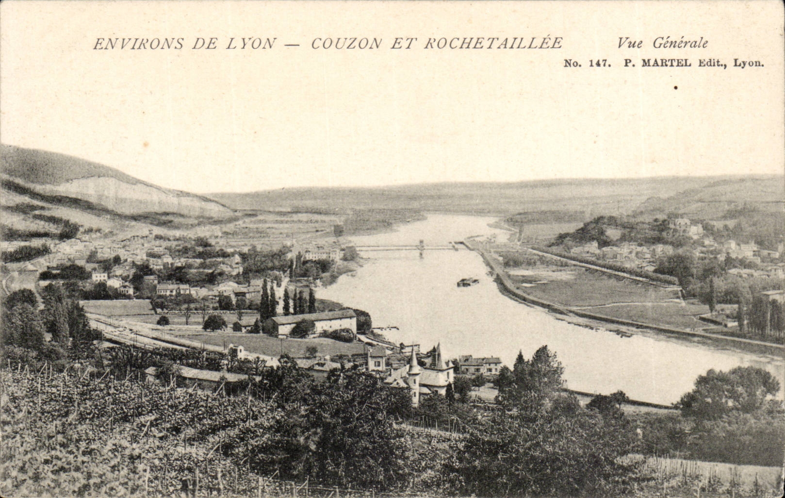 Environs de Lyon - Couzon et Roche Taillee CPA 