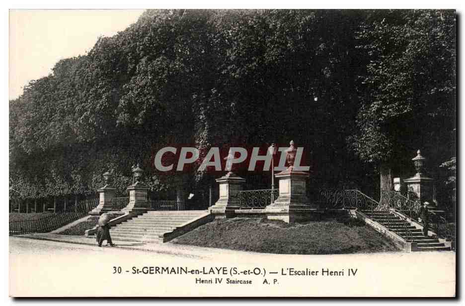 St-GERMAIN-en-LAYE — L'Escalier Henri IV — A. P.