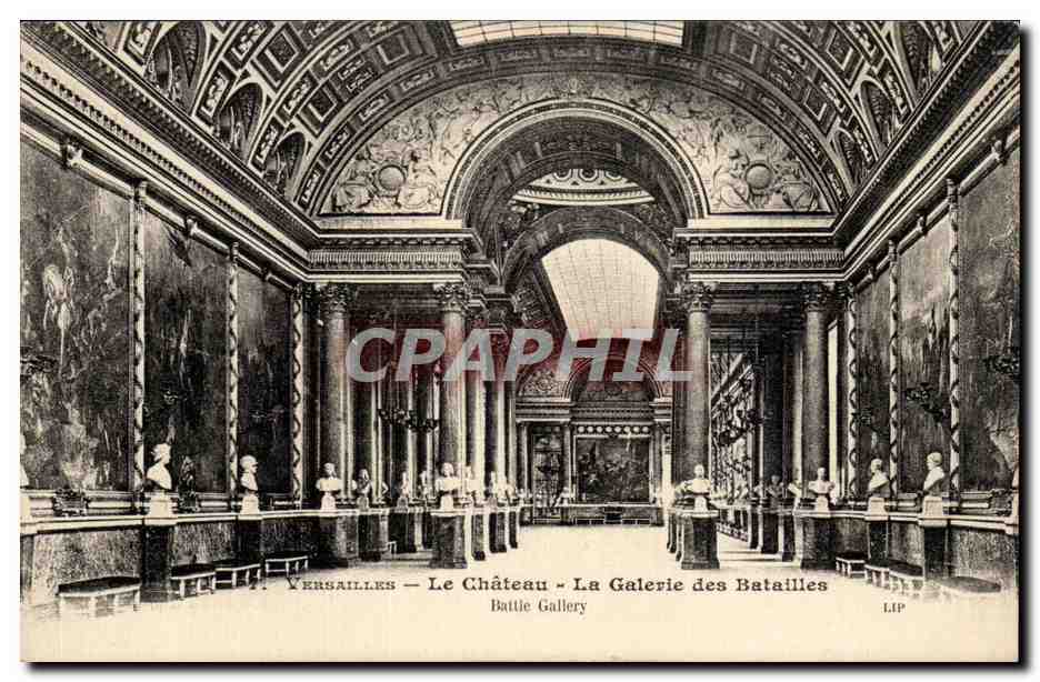 Versailles CPA Chateau Galerie des batailles