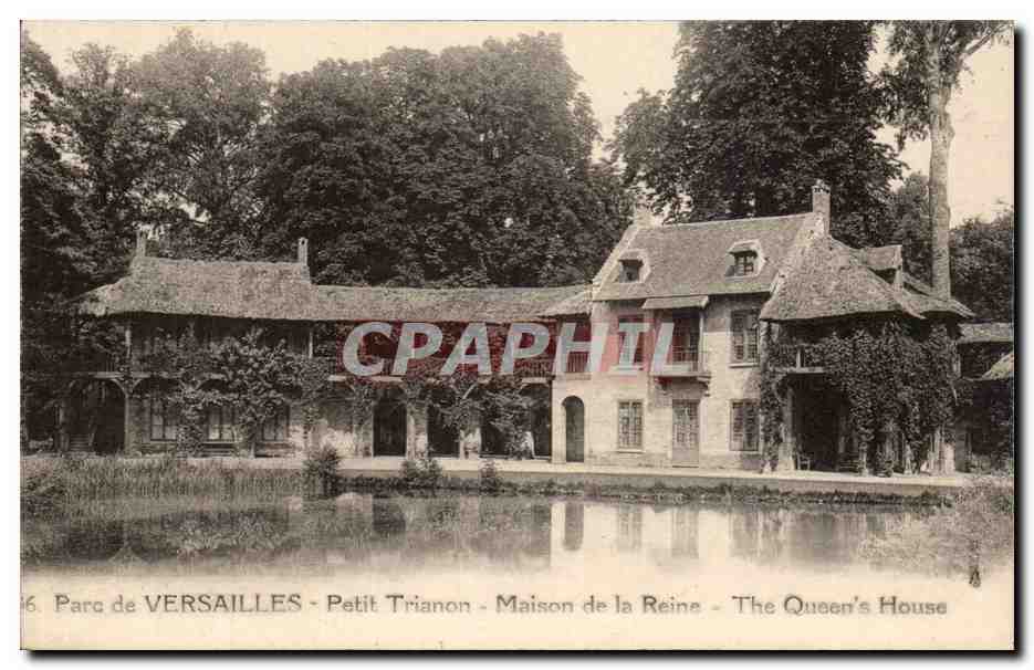 Versailles CPA Petit TRianon Maison de la reine