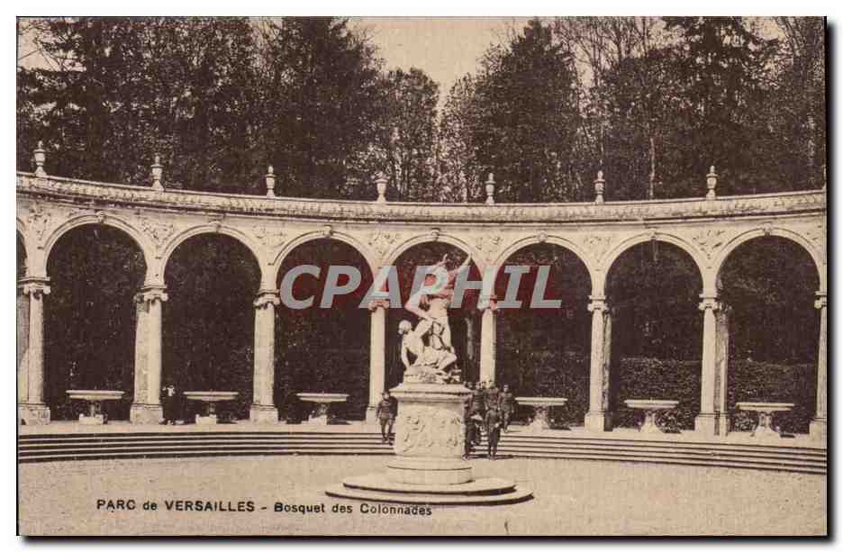 Versailles CPA Bosquet des colonnades