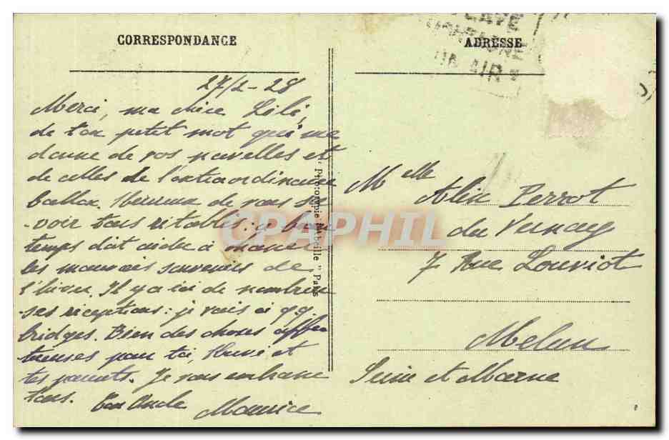 St-GERMAIN-en-LAYE - La Foire aux Loges dans la Forêt au XVIIe siècle — éditeur SAC PARIS, n° 95 — Verso
