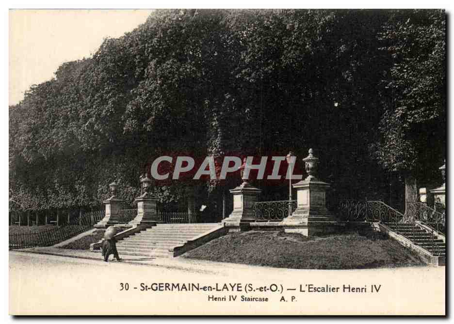 St-GERMAIN-en-LAYE (S.-et-O.) — L'Escalier Henri IV — A. P.