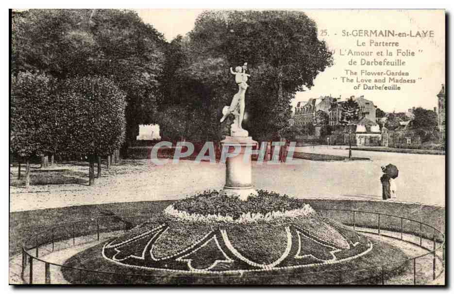 St-GERMAIN-en-LAYE - Le Parterre de DarbeFeuille - L'Amour et la Folie