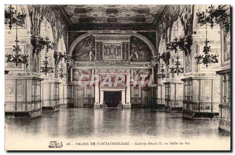 Schloss Fontainebleau — Galerie Henri II, oder Ballsaal — n°68