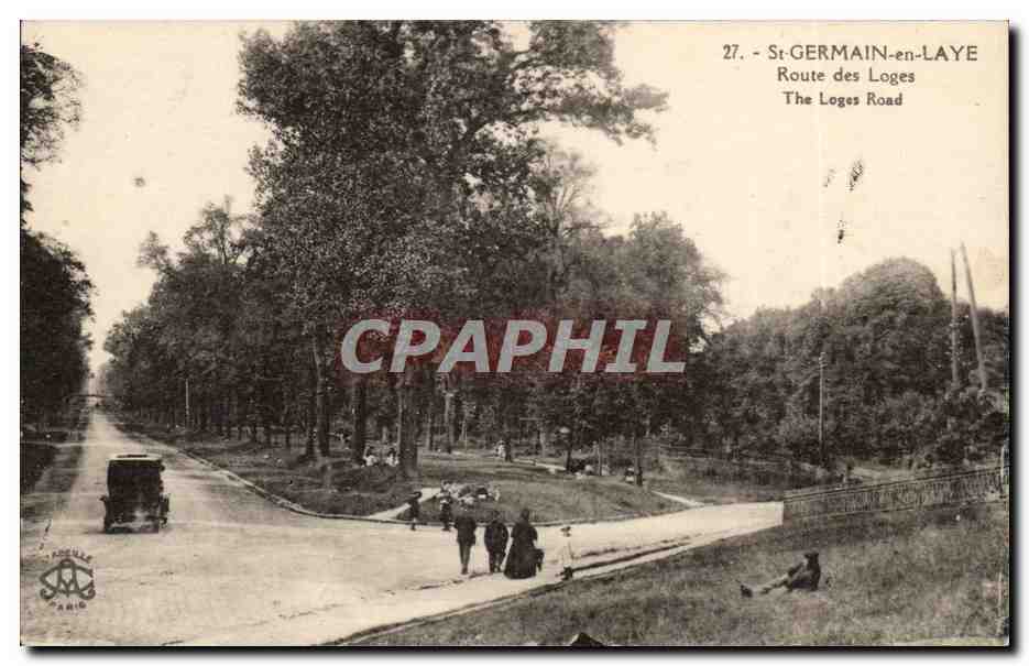 CPA Saint Germain en Laye Route des loges 