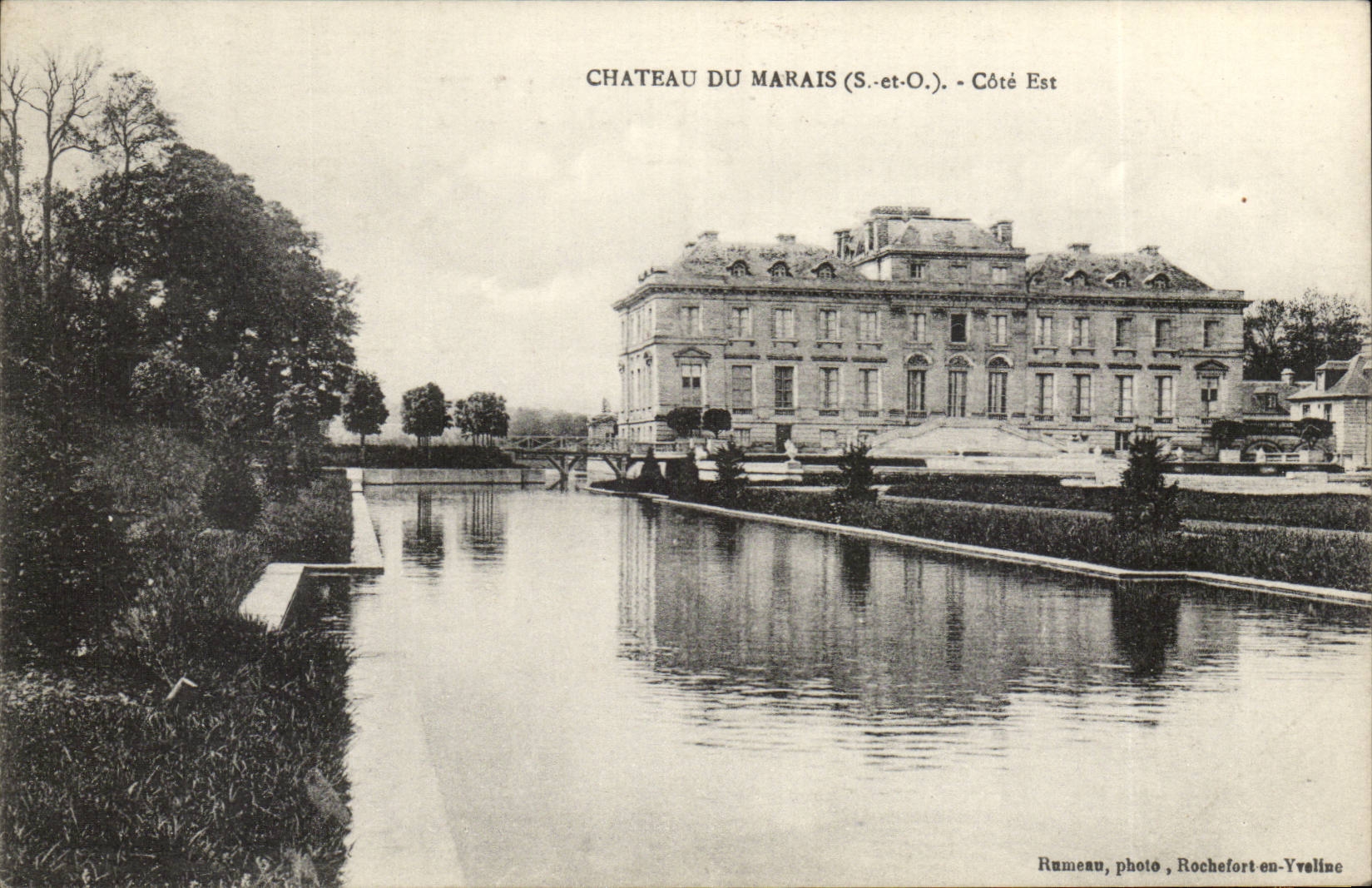 Chateau du Marais CPA Cote Est (duc de Noailles)