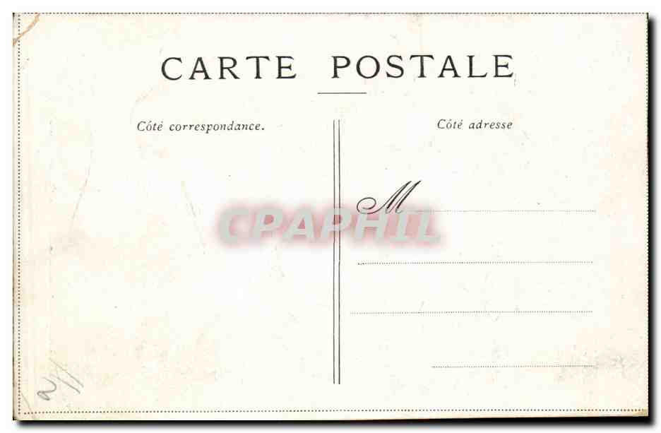 Gif sur Yvette CPA Le chateau — Rückseite