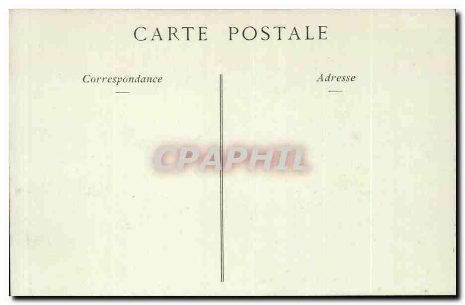 Chateau de Chenonceaux CPA L'entree principale — Rückseite