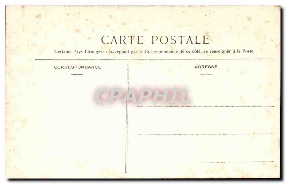 Chinon CPA Chateau et le pont — Rückseite