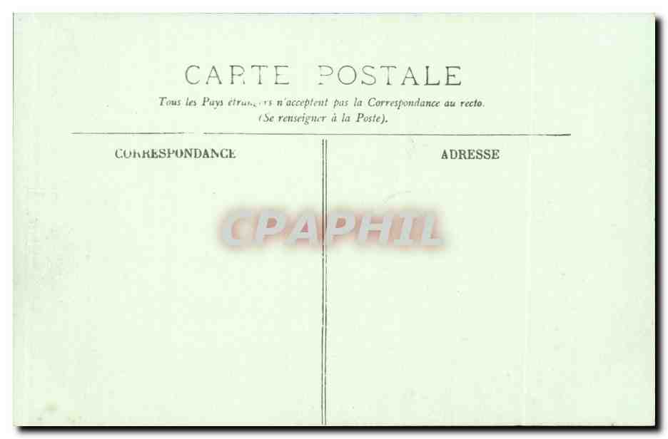 Langeais CPA le chateau La facade interieure  — Rückseite