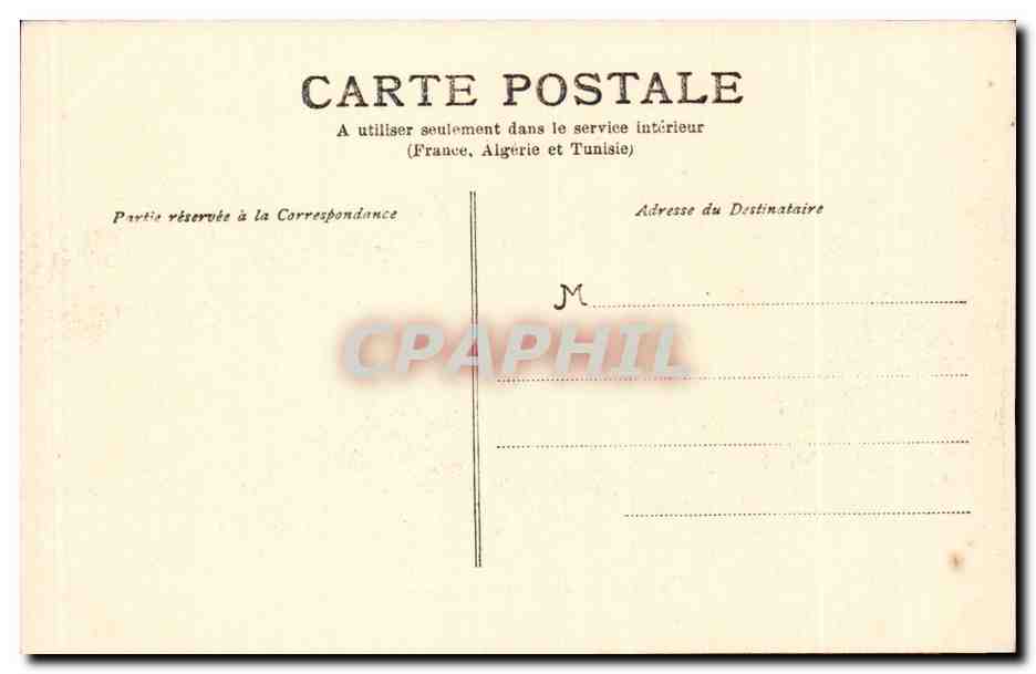 Tours CPA vue generale — Rückseite