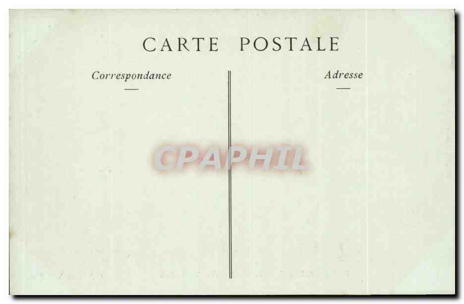 Azay le Rideau CPA La chateau Facade principale — Rückseite