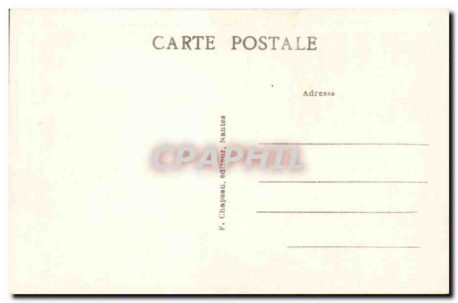 CPA Chateau d'Ancenis Fonde en 990 par Aremberge femme de guerech eveque et comte de Nantes — Back
