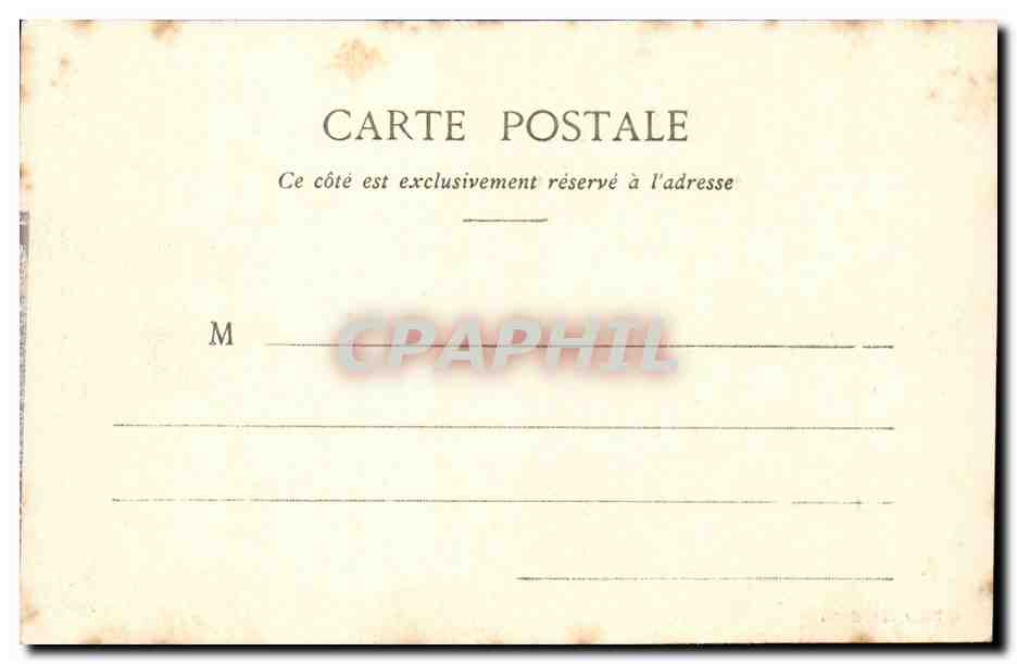 Chateaubriant CPA Porte d'entree et remparts du vieux chateau — Rückseite
