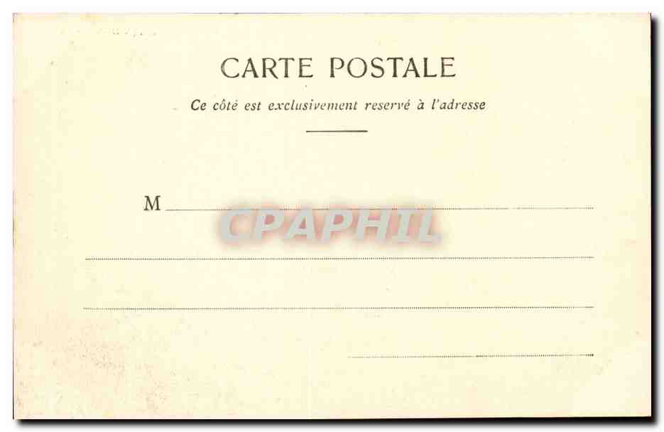 Nantes CPA Entree du chateau — Verso