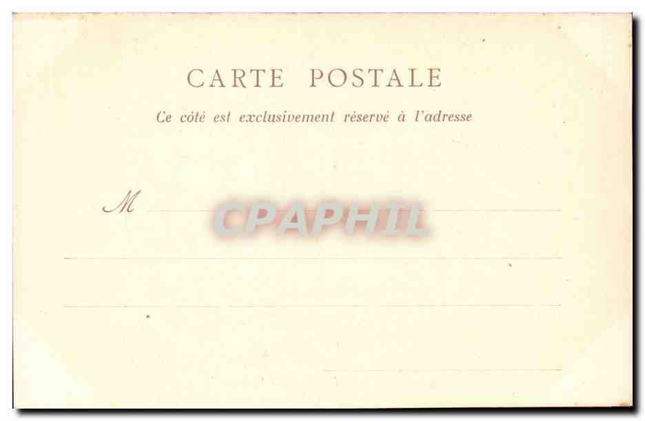 Nantes CPA Facade sur la CAthedrale — Rückseite