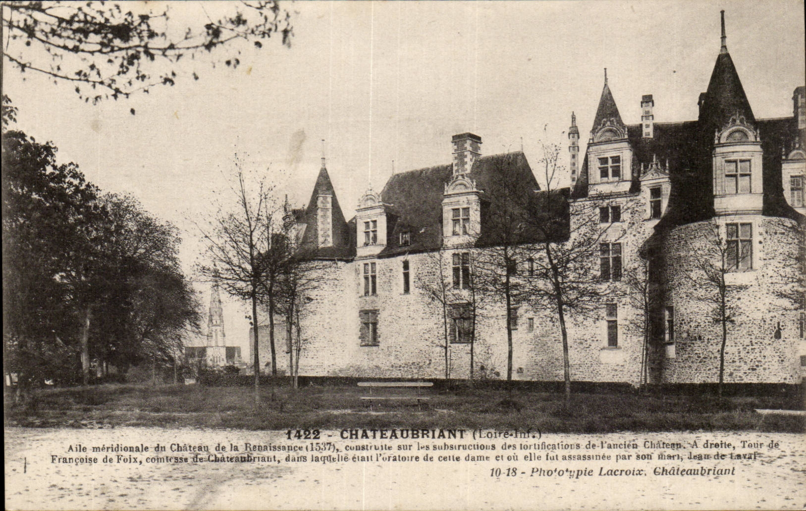 Chateaubriant CPA Aile meridionale du chateau de la Renaissance